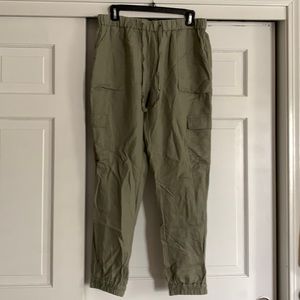 Linen joggers